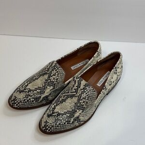 Chelsea & Violet Snakeskin Pattern Loafers